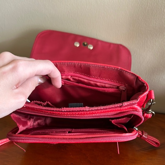 Red Leather Crossbody Bag! - Picture 5 of 5